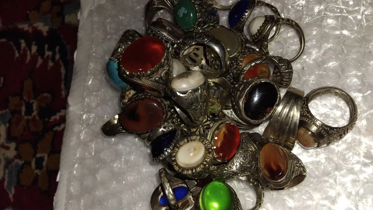 انگشتر طرح نقره سنگاشون قابل قبوله  رنگ ثابته|جواهرات|زاهدان, |دیوار