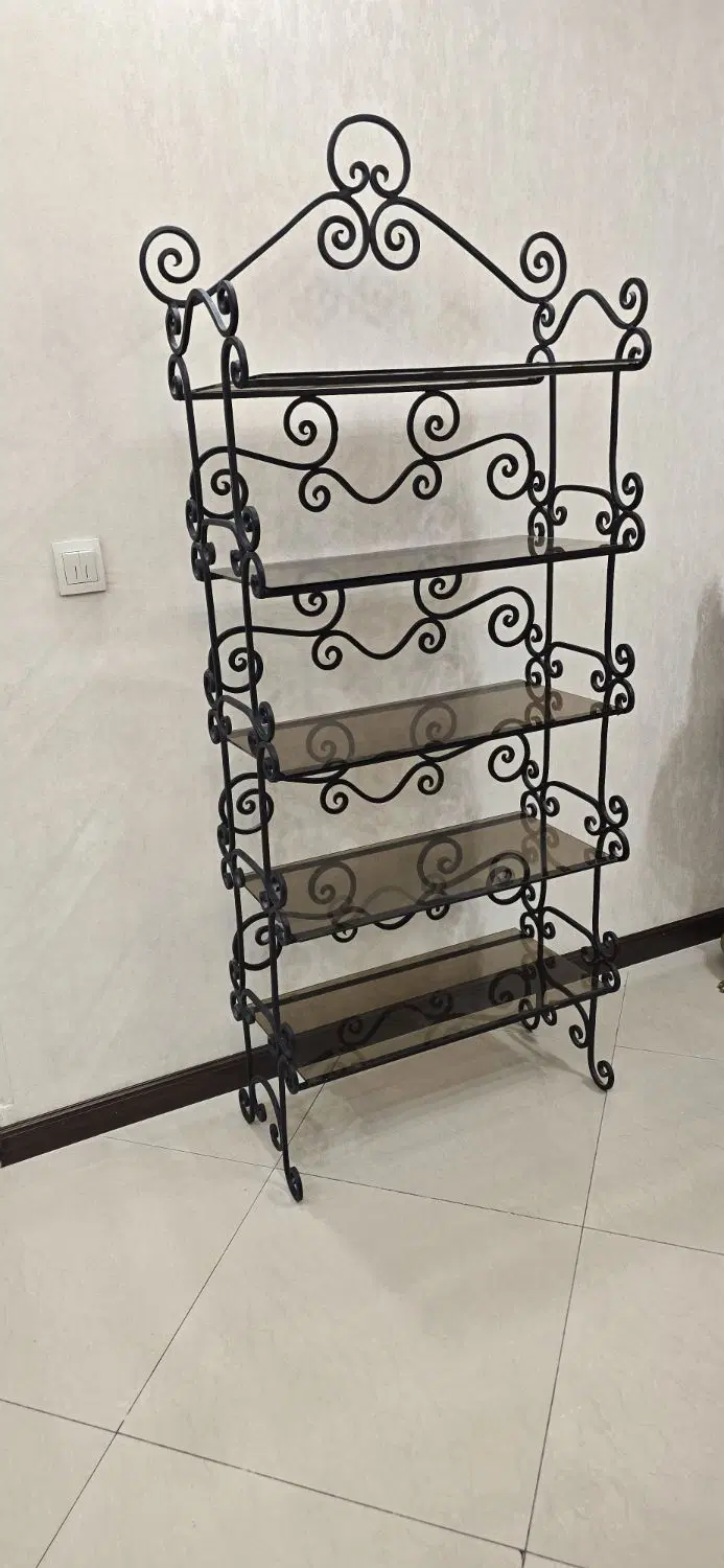 کتابخانه فلزی فرفوژه|کتابخانه، شلف، قفسههای دیواری|تهران, گیشا|دیوار