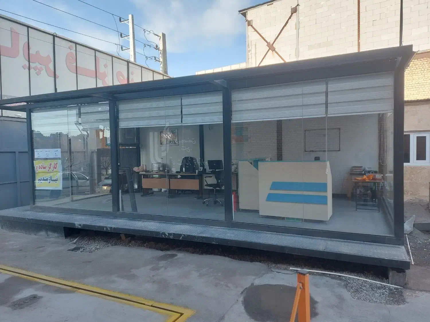 ساخت کانکس شیشه ای دفتری و ویلایی|خدمات پیشه و مهارت|پاکدشت, پاکدشت (مامازند)|دیوار