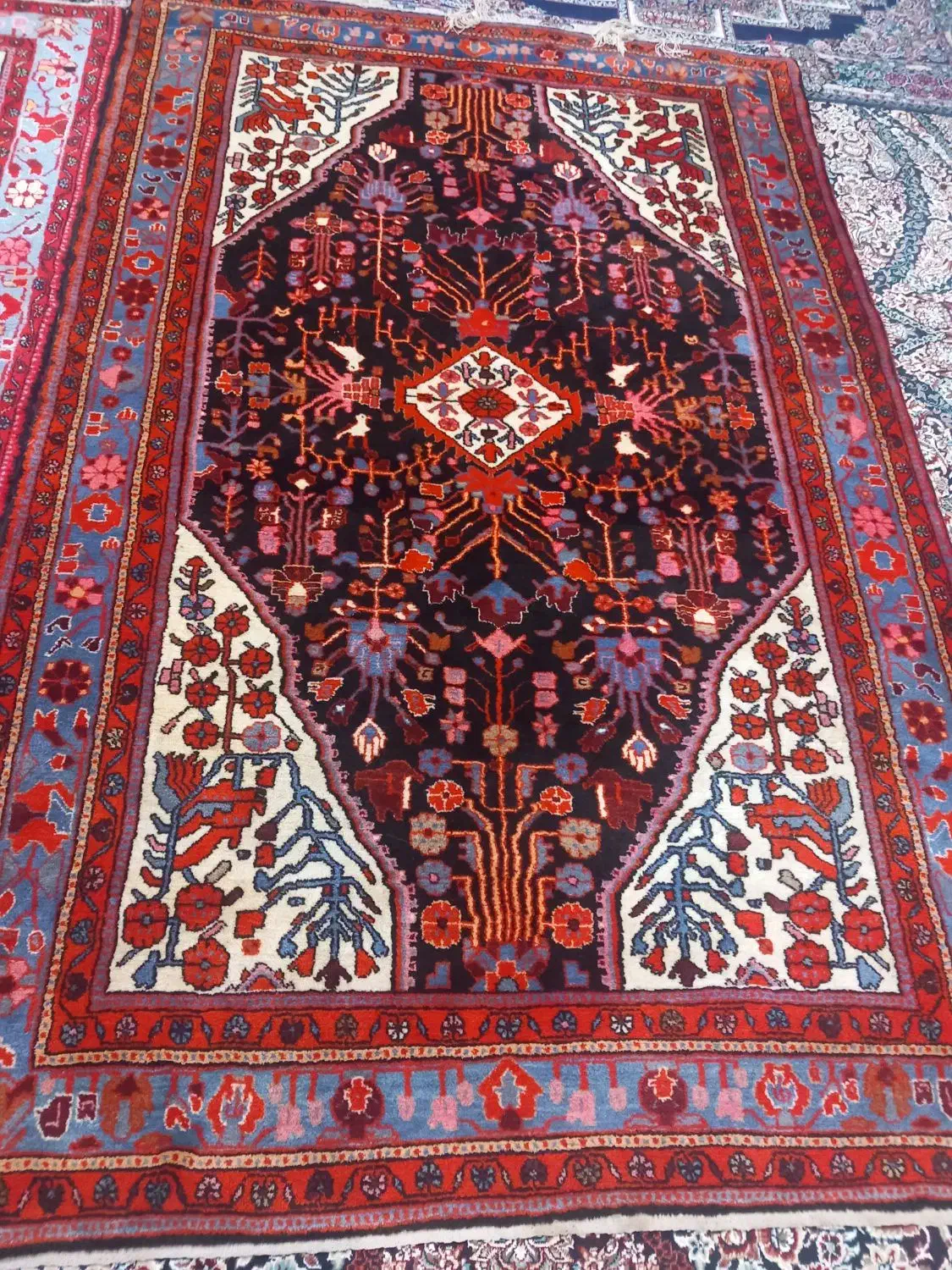 فرش دست باف|فرش|خزل, |دیوار