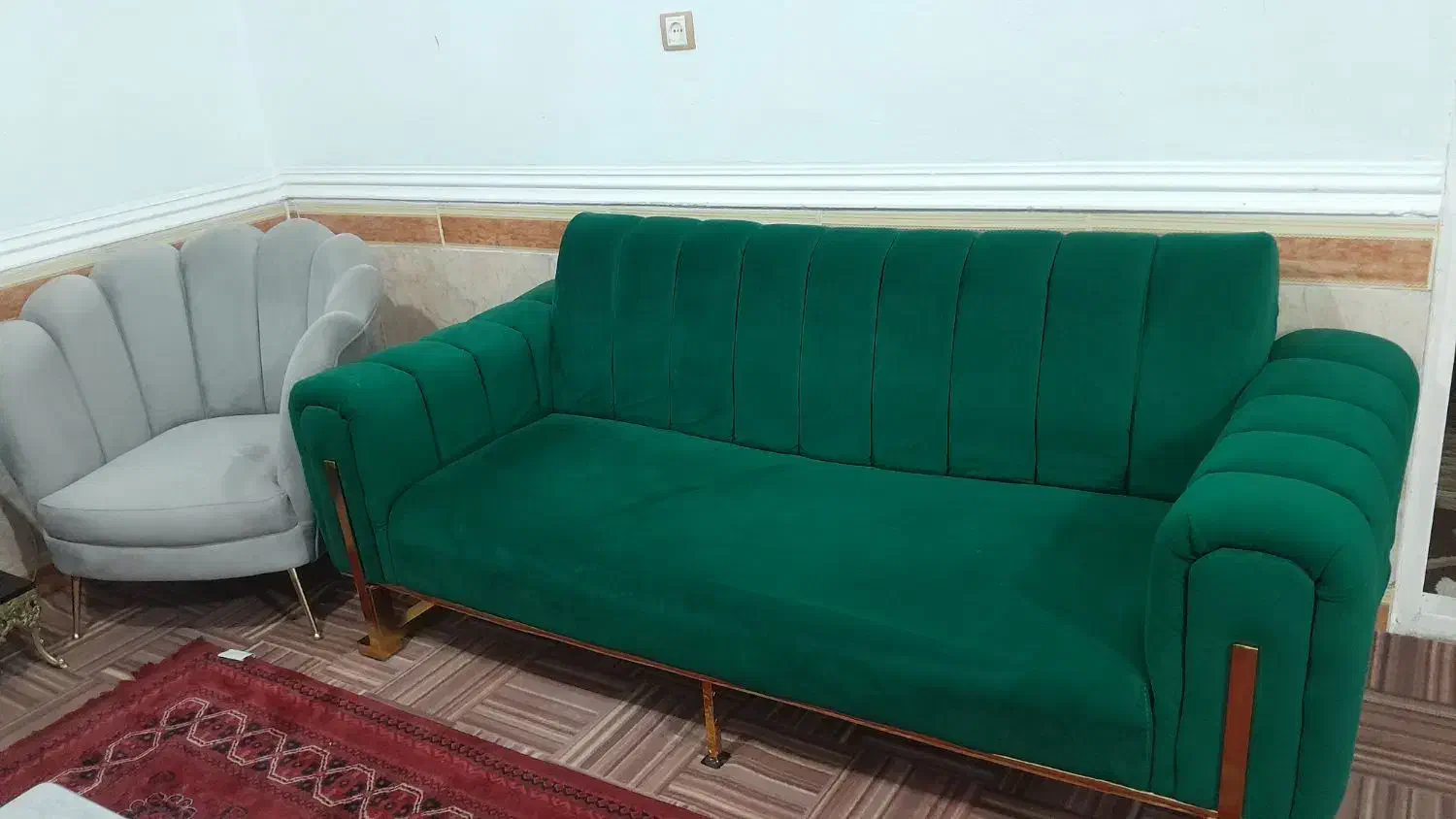 مبل صدفی ۸نفره|مبلمان خانگی و میز عسلی|خرمآباد, |دیوار