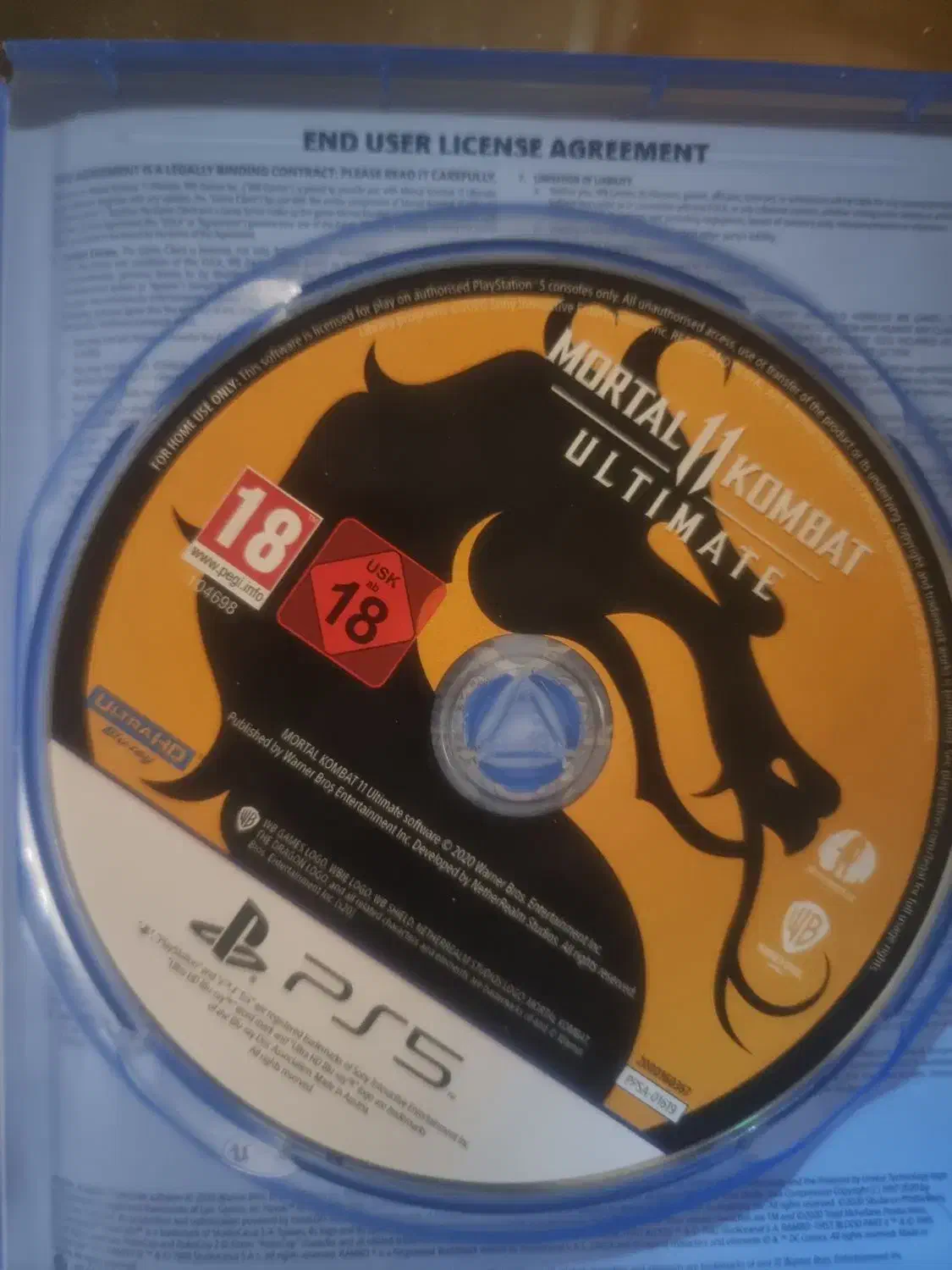 دیسک ps5 Mortal kombat 11|کنسول، بازی ویدئویی و آنلاین|زنجان, |دیوار