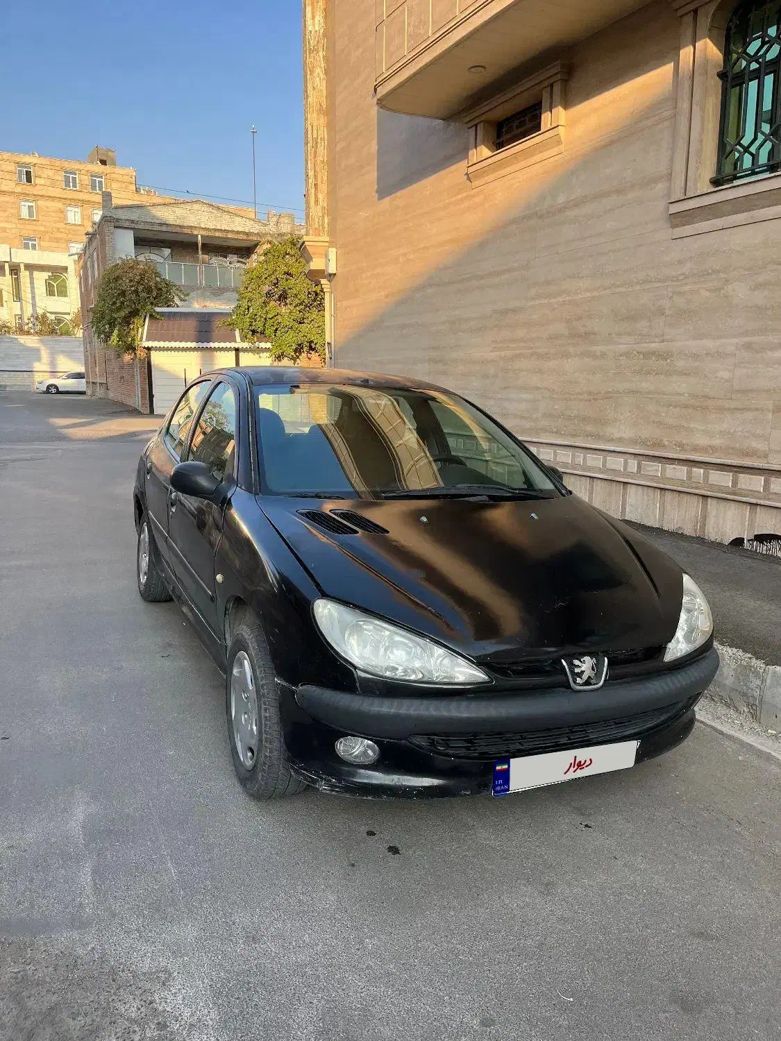 ۲۰۶ مدل ۸۲ مشکی دور رنگ فنی سالم|خودرو سواری و وانت|مراغه, |دیوار