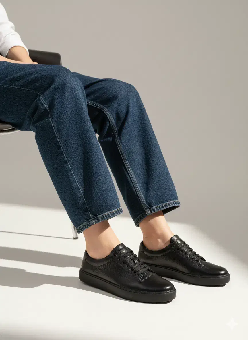 کفش کتونی تمام چرم تخفیف ویژه|کیف، کفش، کمربند|رشت, باهنر|دیوار