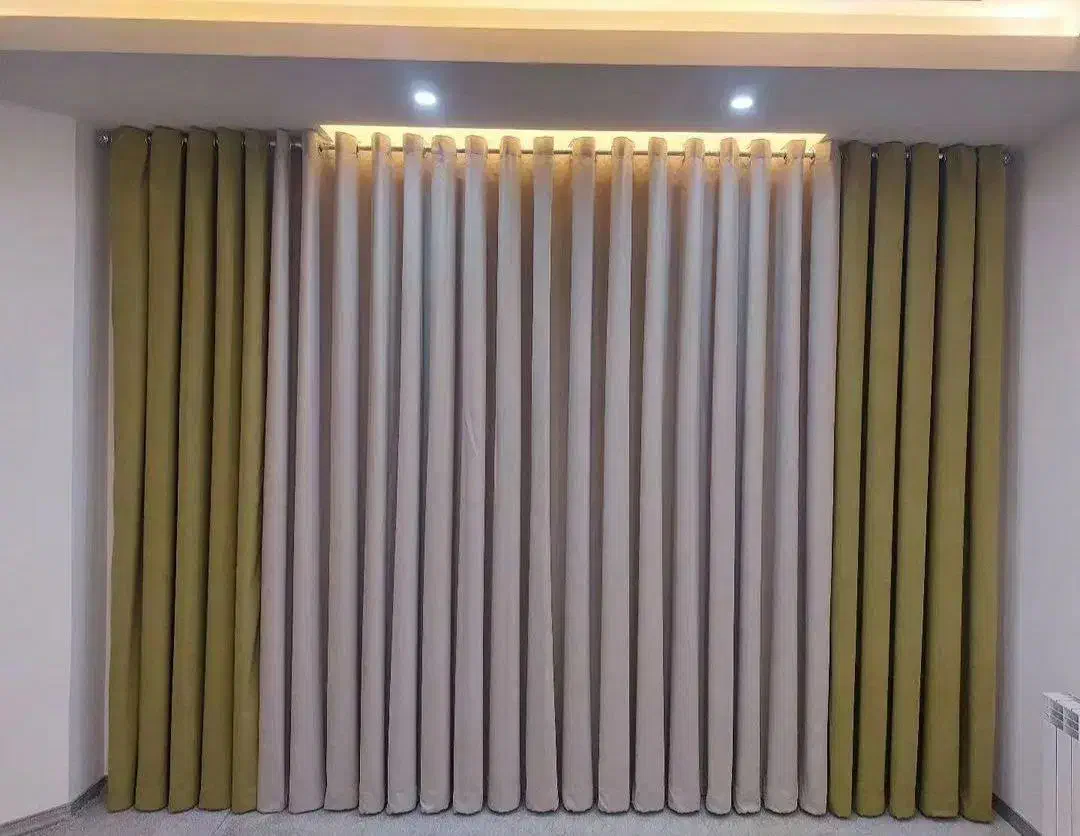 فروش و دوخت و نصب انواع پرده با کمترین قیمت|پرده، رانر، رومیزی|قم, باجک یک|دیوار