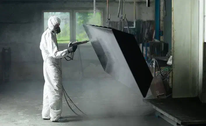 رنگ کوره ای الکترواستاتیک|خدمات پیشه و مهارت|آستانه اشرفیه, |دیوار