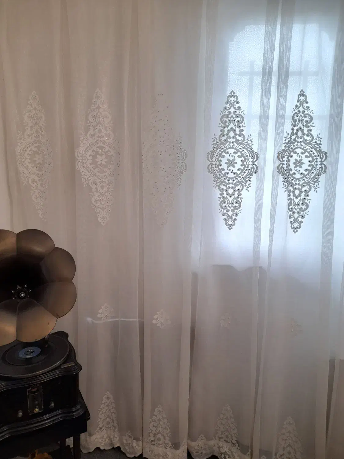 پرده حریر|پرده، رانر، رومیزی|رشت, منظریه|دیوار