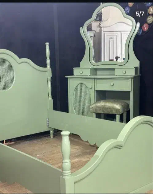 سرویس خواب دخترانه|تخت و سرویس خواب|ایزدشهر, |دیوار