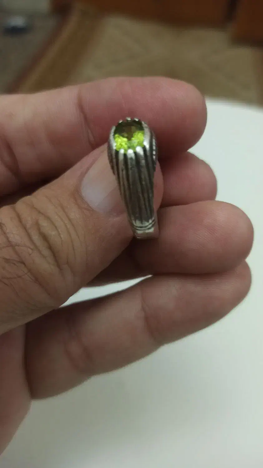 انگشتر زبرجد قدیمی و پاگ|جواهرات|بندرعباس, |دیوار