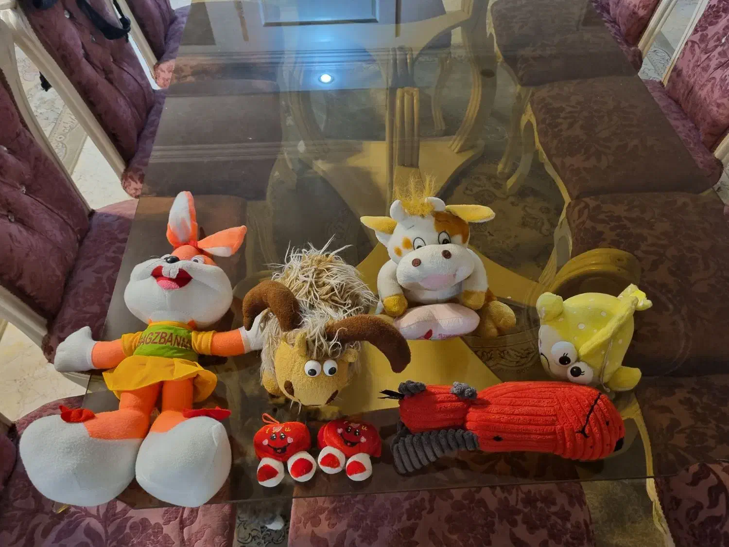 تعدادی عروسک و آباژور کیتی|اسباب‌‌بازی|تهران, پونک|دیوار