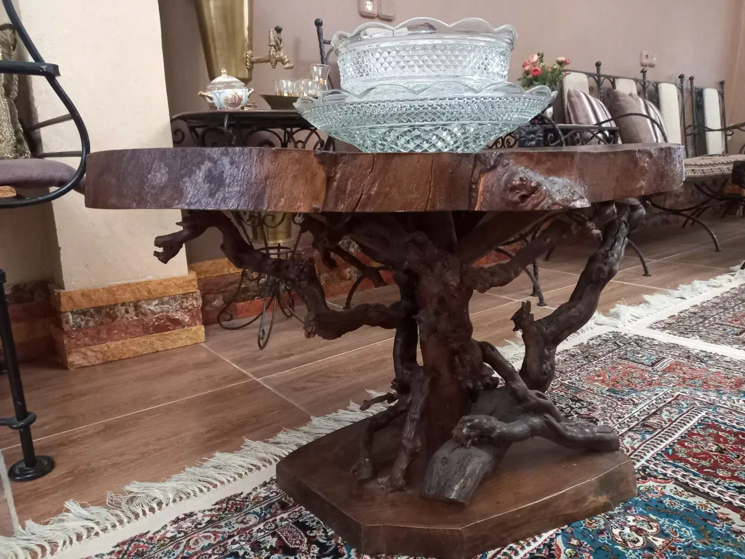 دو عدد میز عسلی روستیک|مبلمان خانگی و میز عسلی|کرج, کمال‌شهر|دیوار