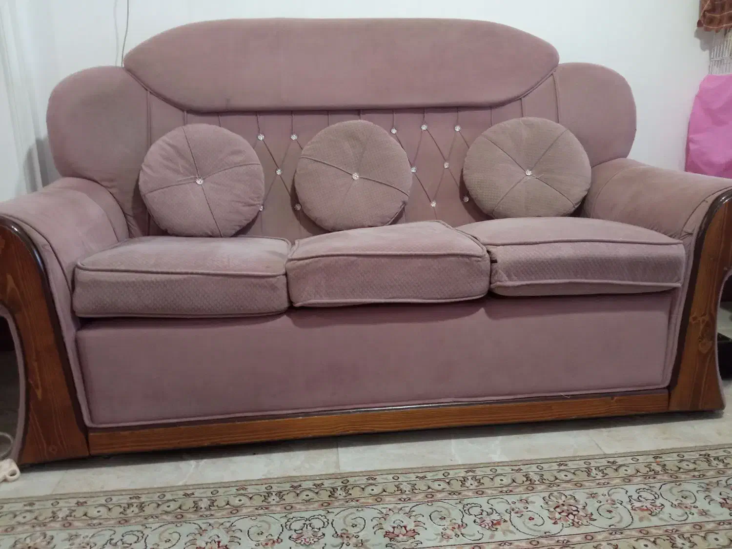 مبل هفت نفره در حد نو|مبلمان خانگی و میز عسلی|ساری, |دیوار