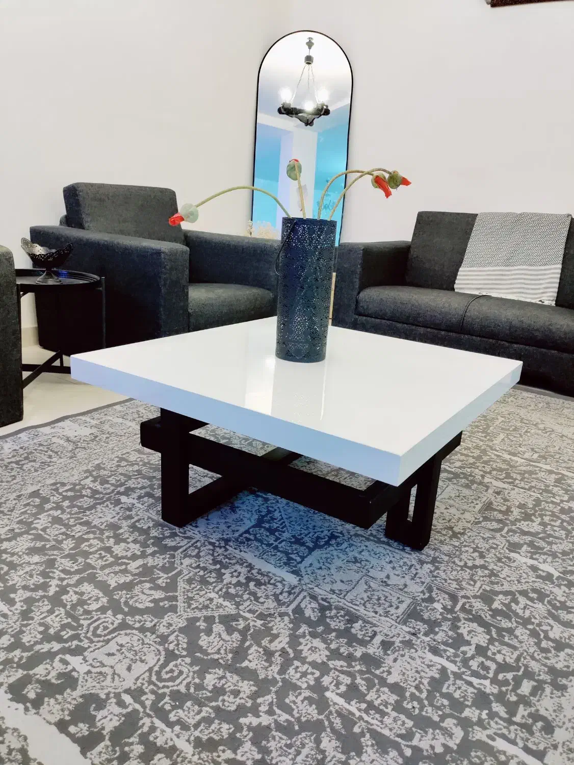 میز وسط مبلی ترکیب آهن و سرامیک|مبلمان خانگی و میز عسلی|بهبهان, |دیوار