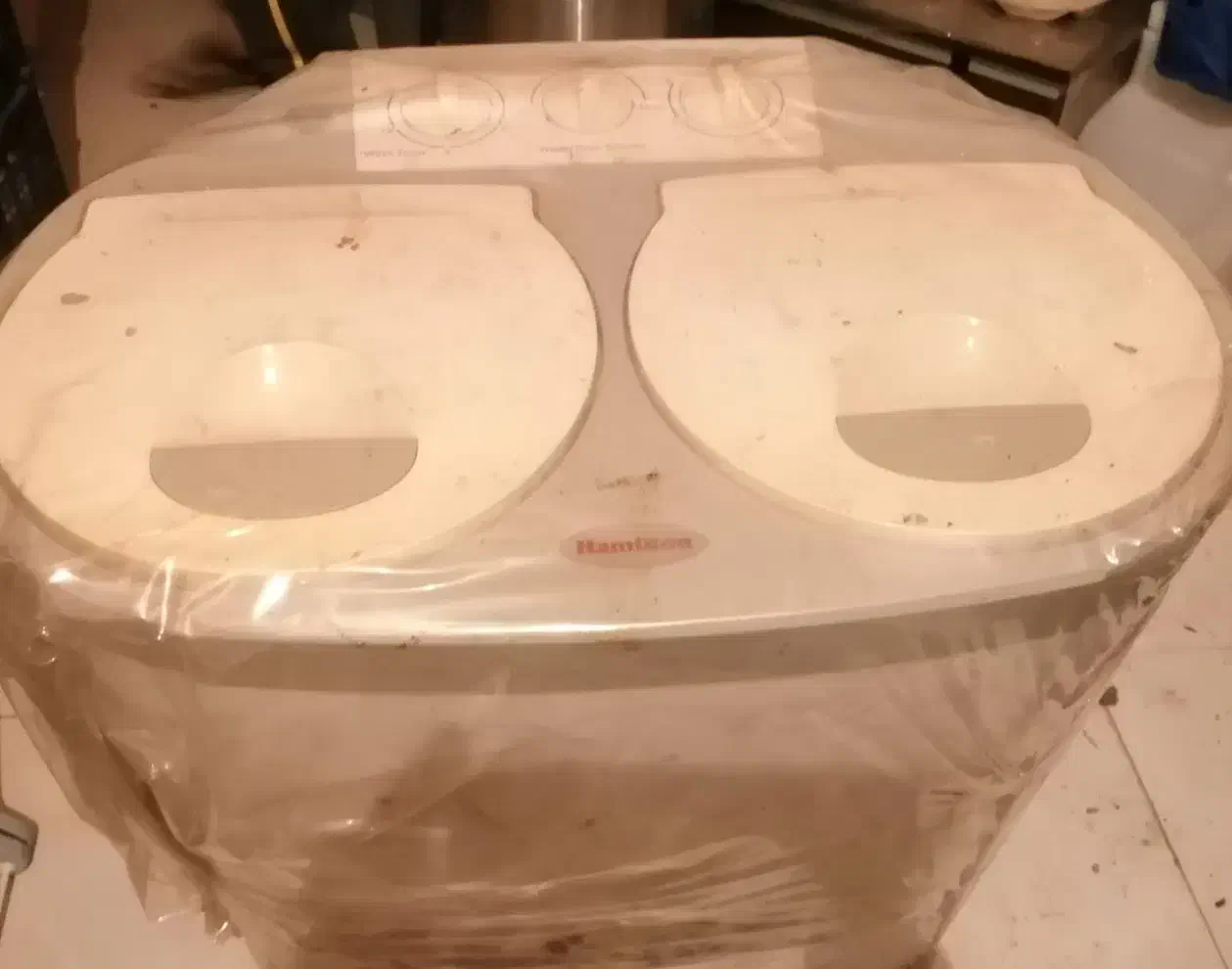 لباسشویی دوقلو همیلتون کوچک و گهواره تاشو خارجی|ماشین لباسشویی و خشک‌کن لباس|شیراز, فرهنگ شهر|دیوار