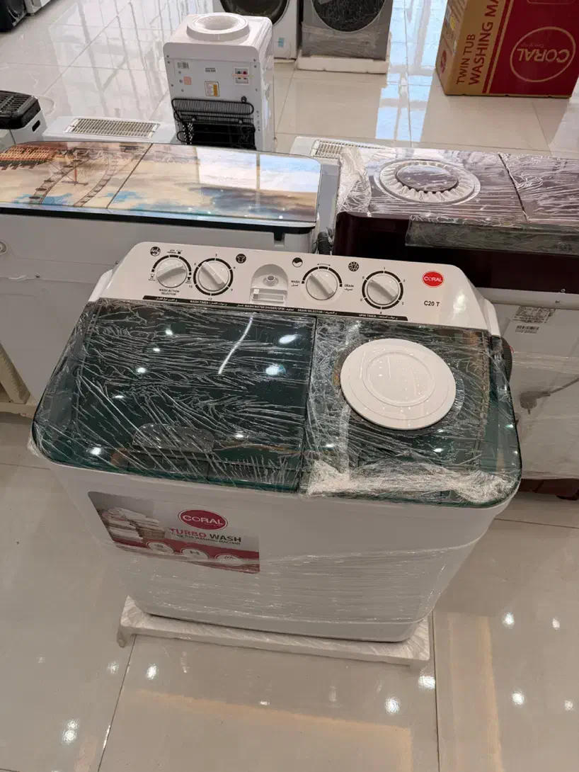 لباسشویی دوقلو ۹/۶ کرال صادراتی پاکشوما کهنه شور|ماشین لباسشویی و خشک‌کن لباس|کرمانشاه, |دیوار