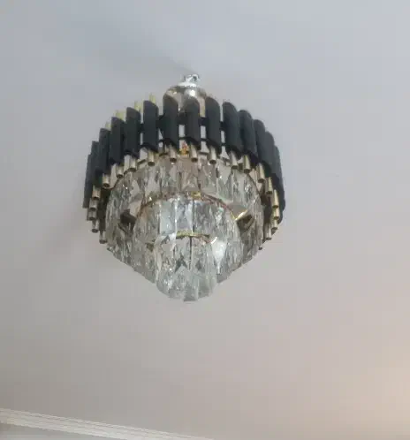 لوستر  مدرن دو عدد|لوستر و چراغ آویز|سمنان, |دیوار