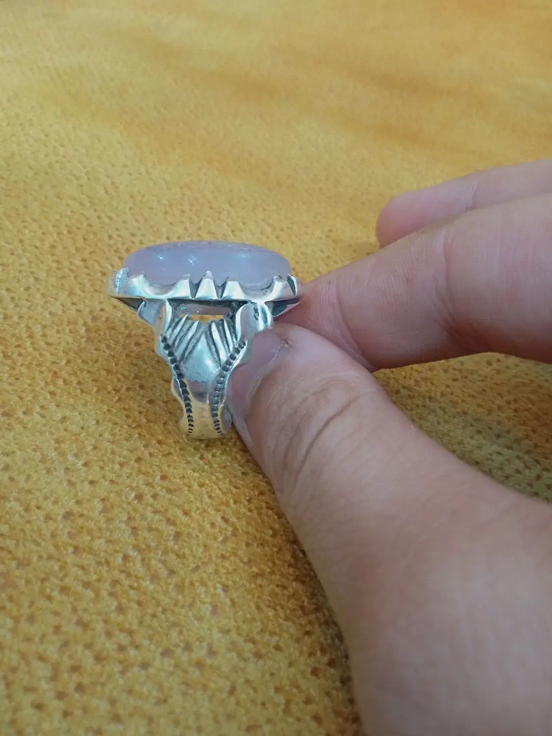 انگشتر عقیق سوسنی خوش دست|جواهرات|تربتحیدریه, آغوی|دیوار