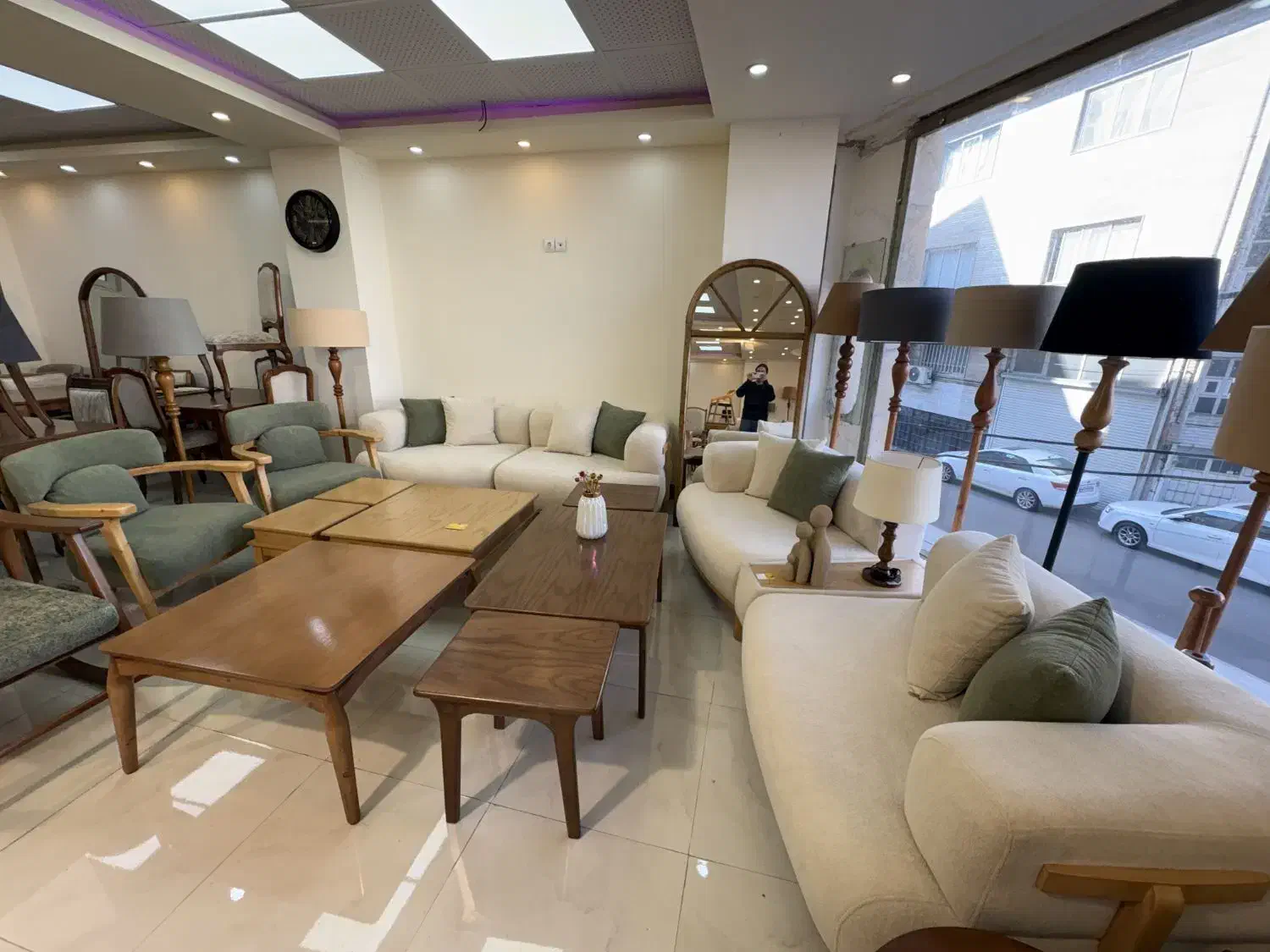 مبل آنیل ۸ نفره|مبلمان خانگی و میز عسلی|رشت, چله خانه|دیوار