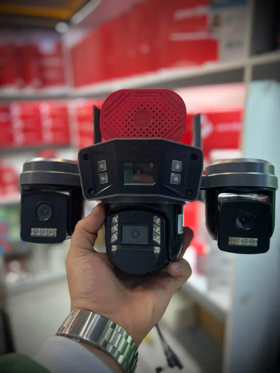 دوربین سیمکارتی ۴ لنز آژیر دار|دوربین مداربسته|ارومیه, |دیوار