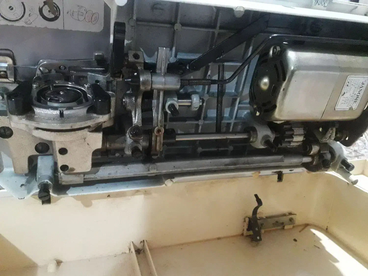 چرخ خیاطی ژانومه|چرخ خیاطی و ریسندگی|اسلام‌شهر, شهرک توحید|دیوار