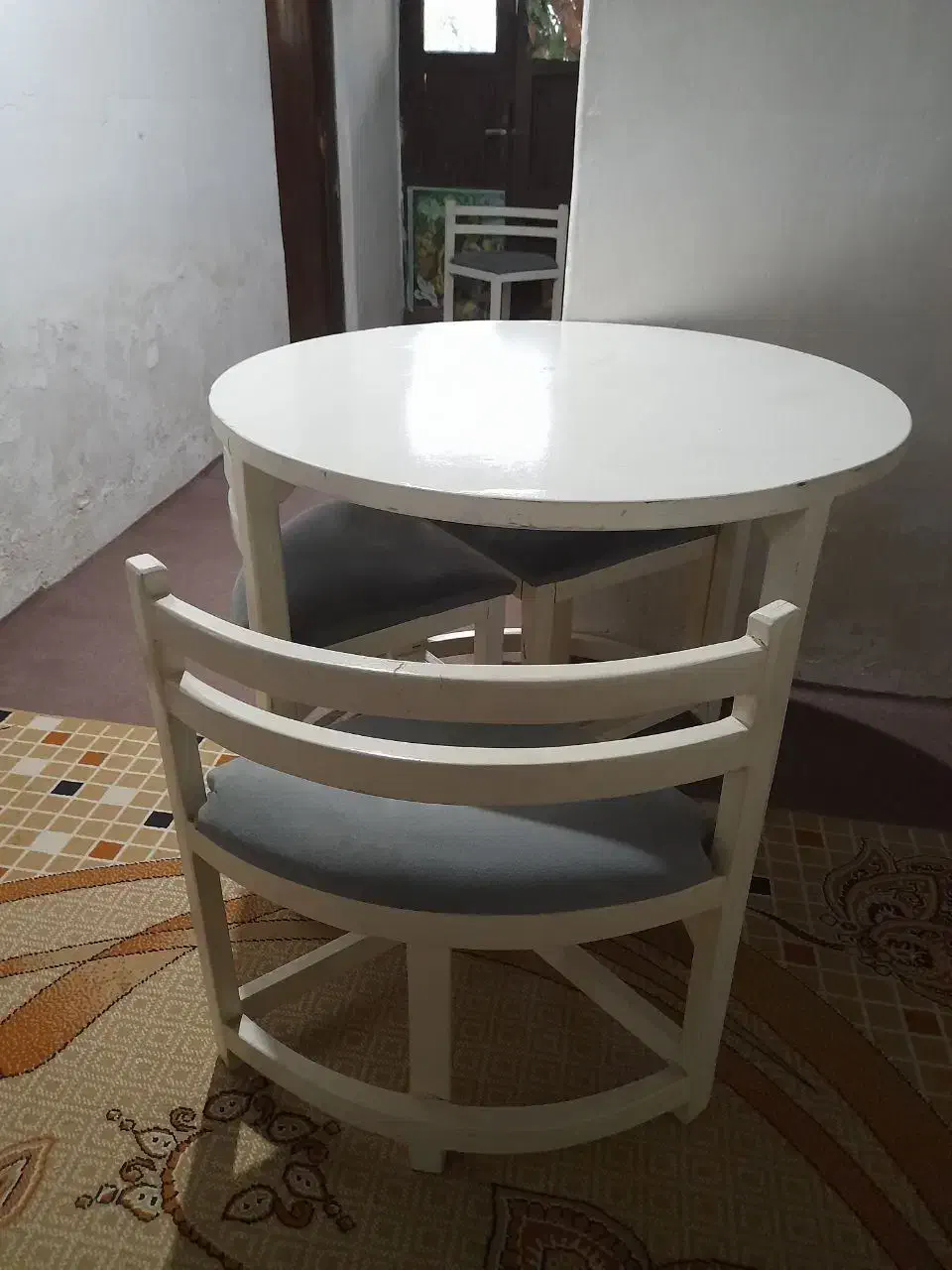 میز ناهارخوری ۴نفره|میز و صندلی غذاخوری|املش, |دیوار