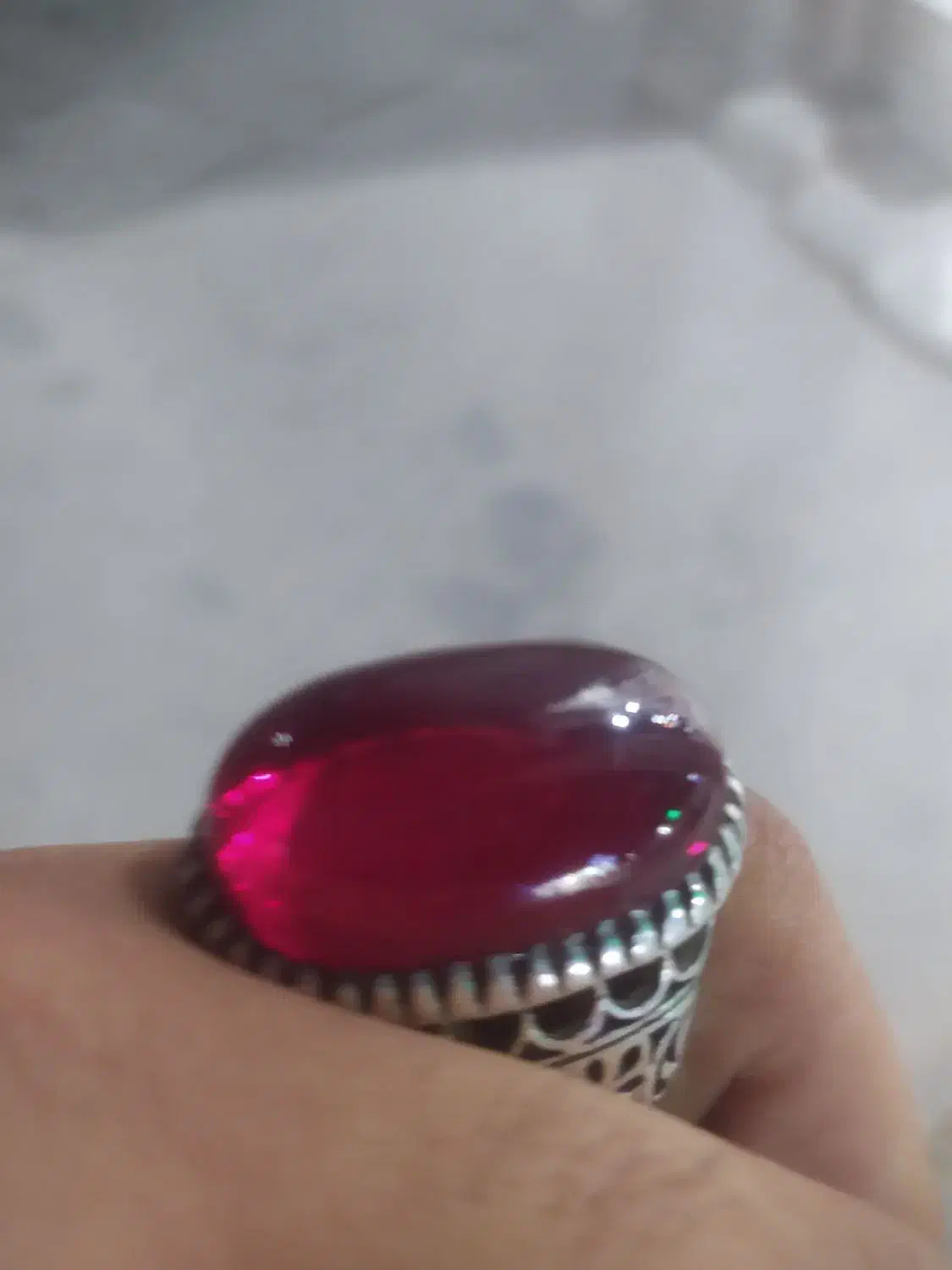 یاقوت درشت قدیمی رکای سنگین|جواهرات|زابل, |دیوار