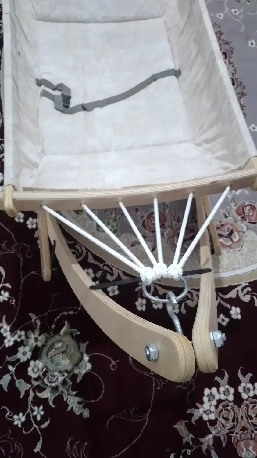 گهواره چوبی نونو|اسباب و اثاث بچه|رزن, |دیوار