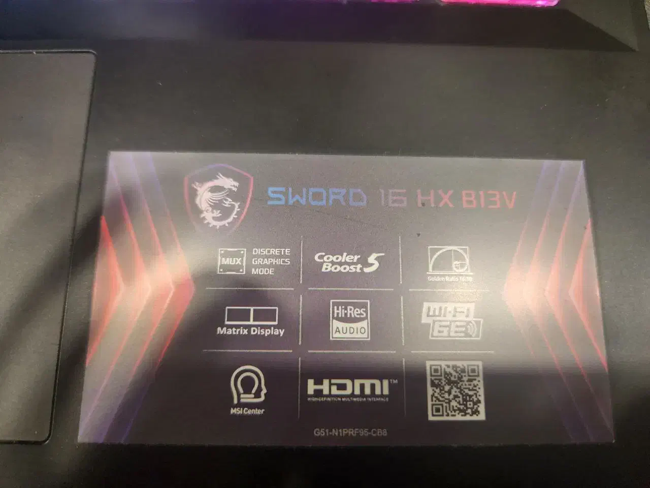 فروش لپ‌تاپ گیمینگ MSI Sword 16 HX B13V|رایانه همراه|قم, سالاریه|دیوار