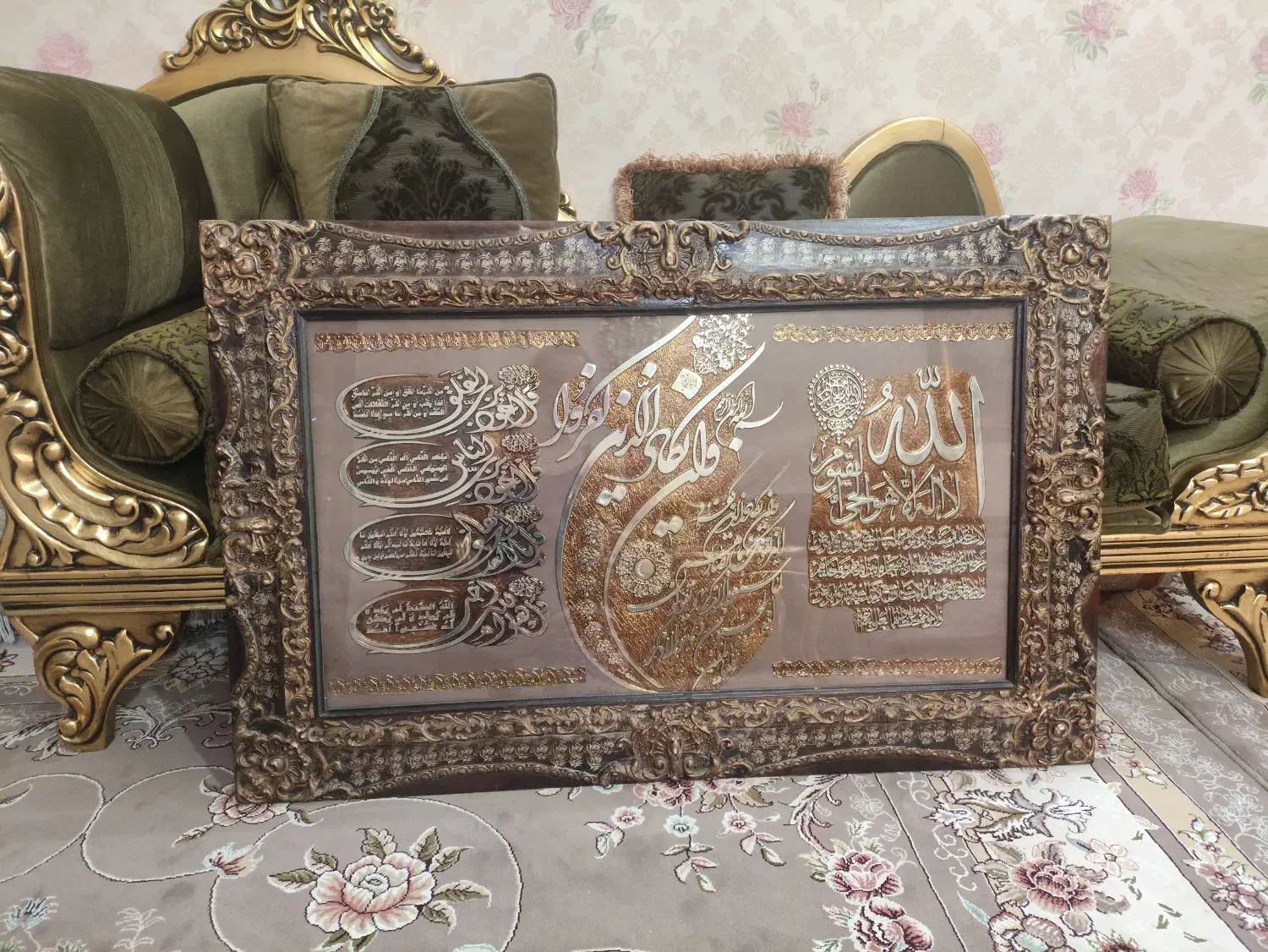 تابلو وانیکاد جدید با قاب چوبی محکم و زیبا (نو)|تابلو، نقاشی، عکس|مشهد, عسگریه|دیوار