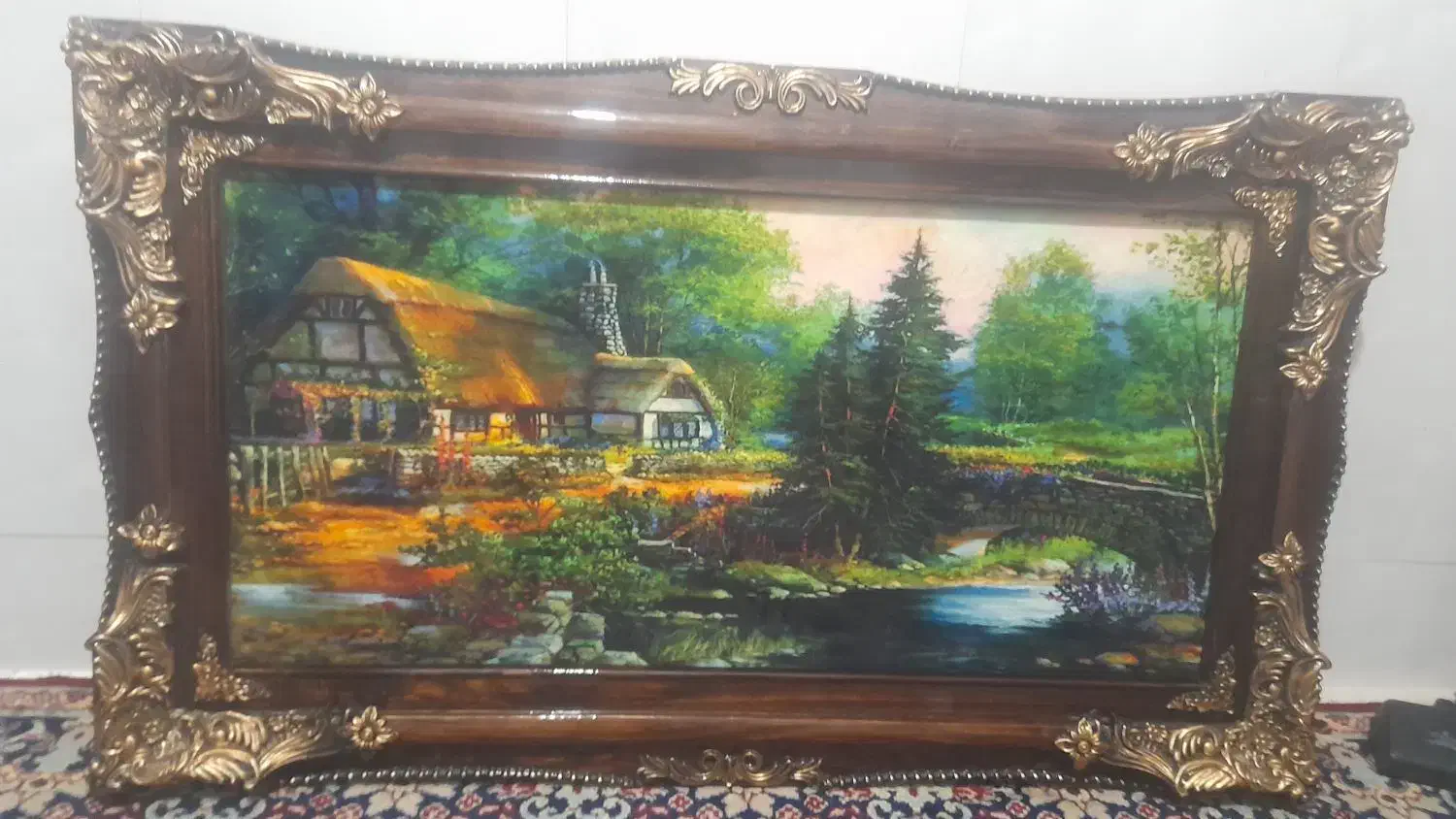 تابلو فرش|تابلو، نقاشی، عکس|قم, مسجد امام حسن|دیوار