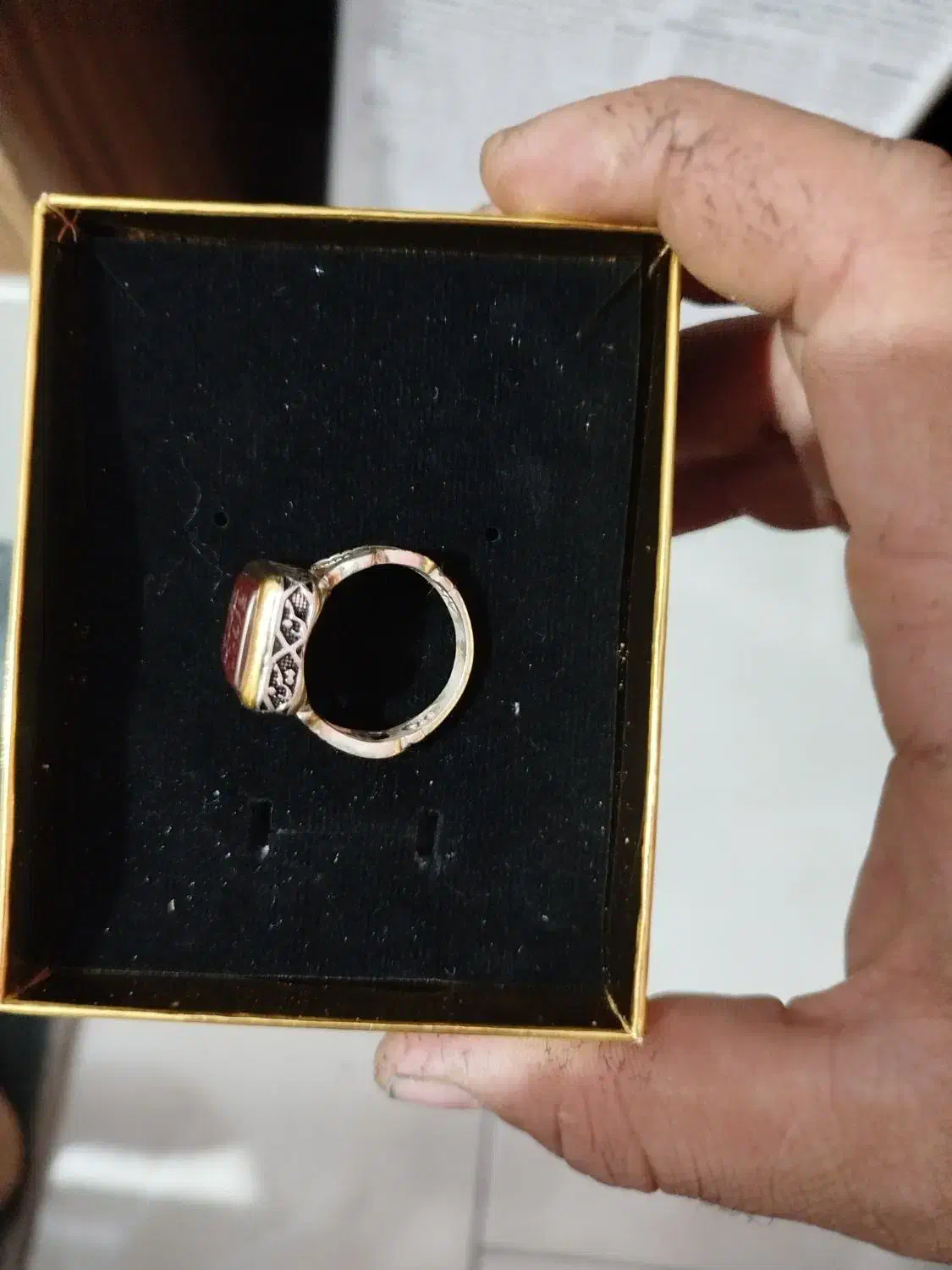 انگشتر عقیق|کلکسیون اشیاء عتیقه|اسکو, |دیوار