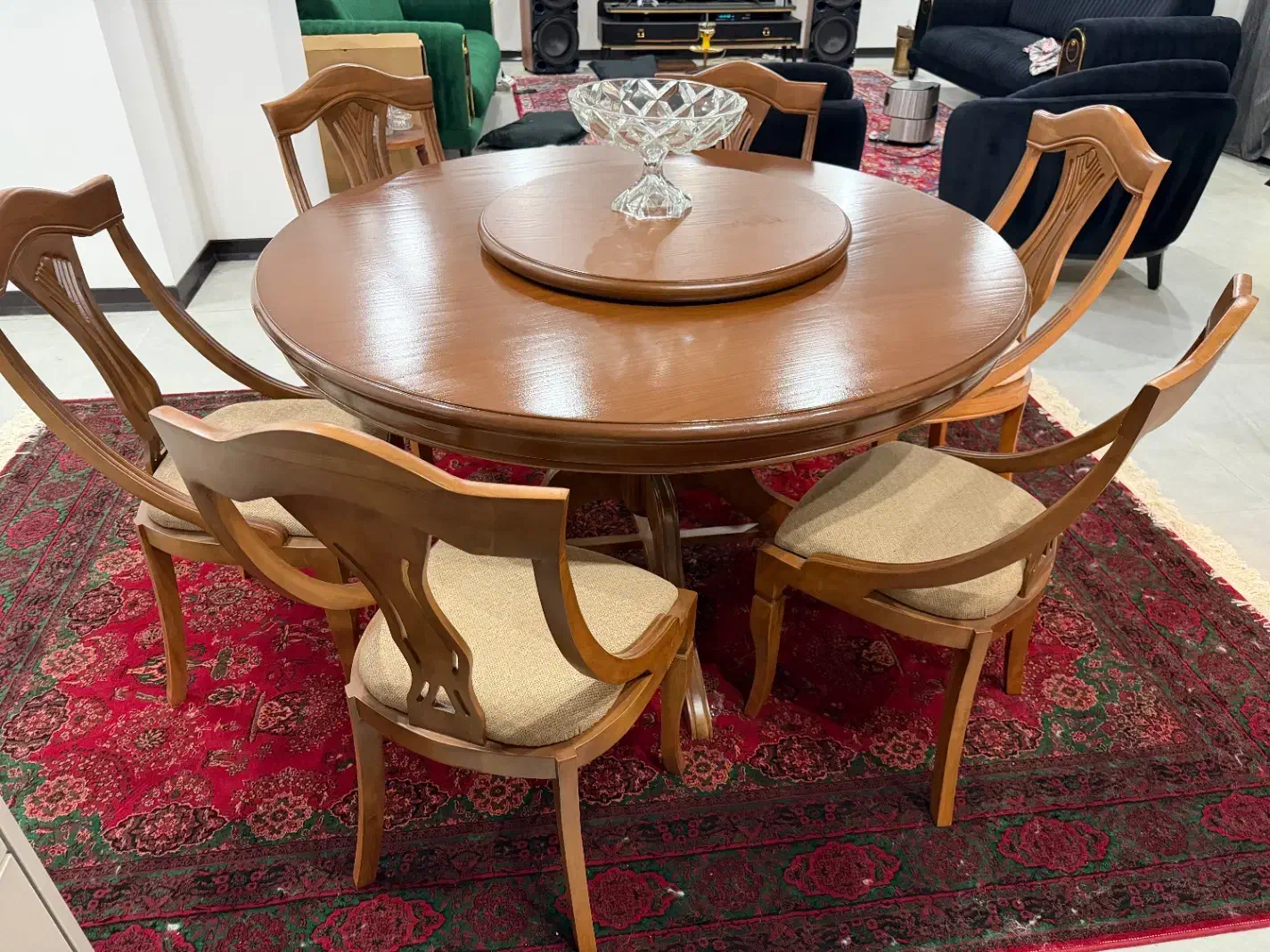 مبل نهار خوری ۶نفره نو|میز و صندلی غذاخوری|ساری, |دیوار