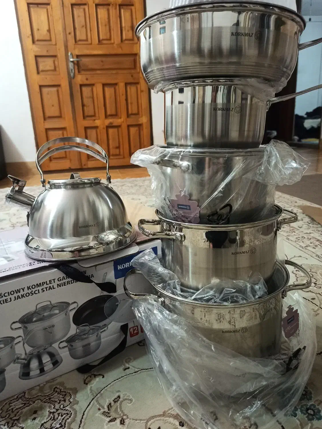 سرویس قابلمه استیل|ظروف پخت‌وپز|نکا, |دیوار