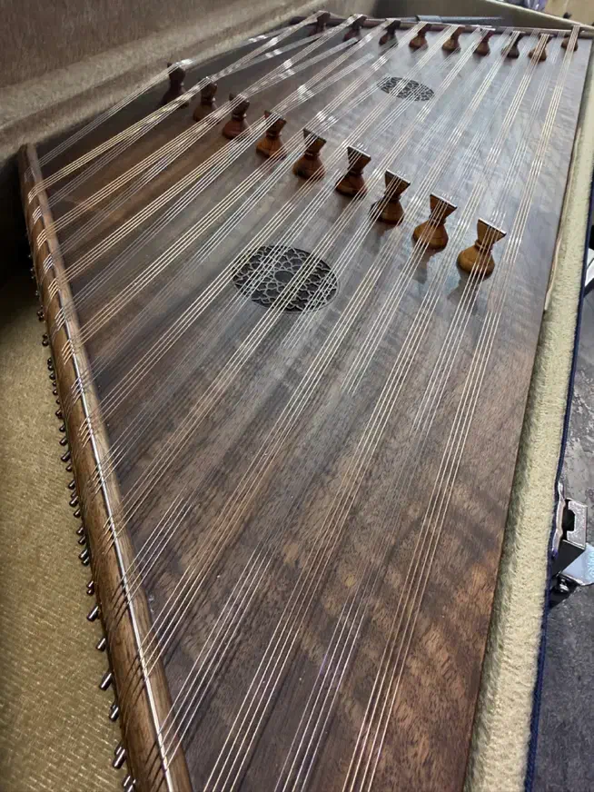 سنتور حمید موسوی|سازهای سنتی|کرمان, |دیوار