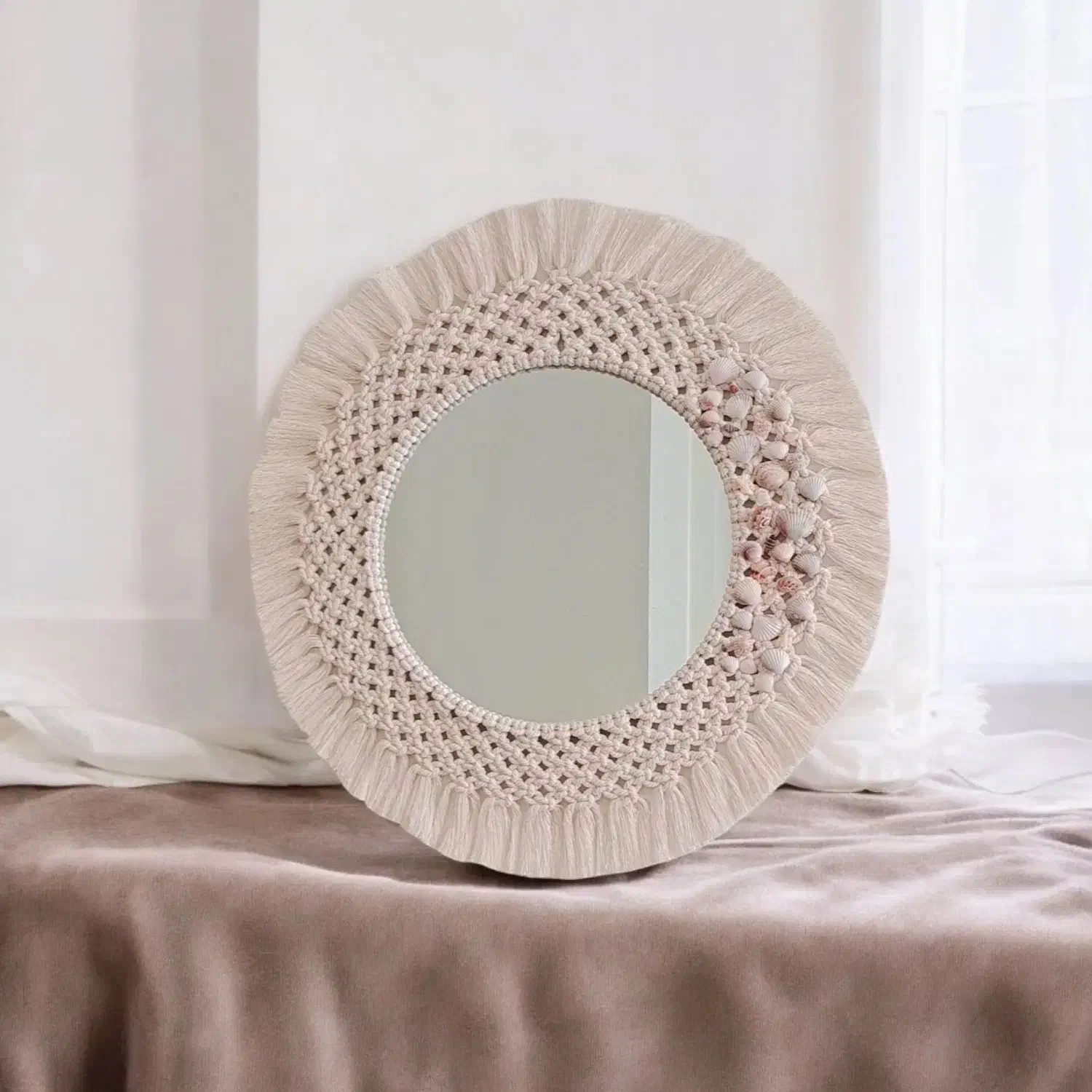 آینه مکرومه|آینه|گرگان, |دیوار