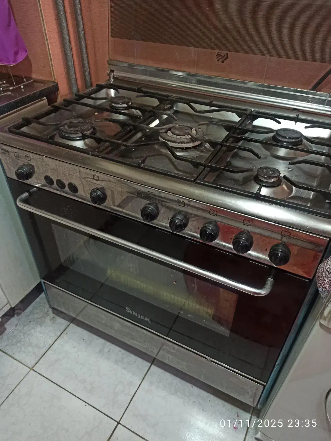 اجاق گاز فردار استیل سینجر|اجاق گاز و لوازم برقی پخت‌وپز|همدان, |دیوار