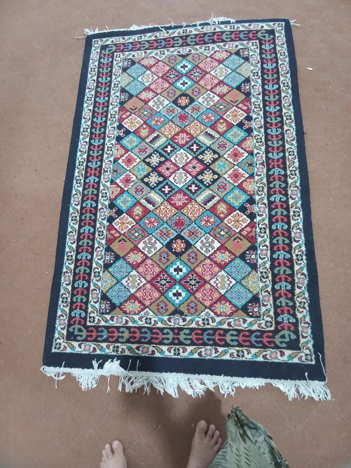 گلیم فرش|گلیم، جاجیم، گبه|همدان, |دیوار