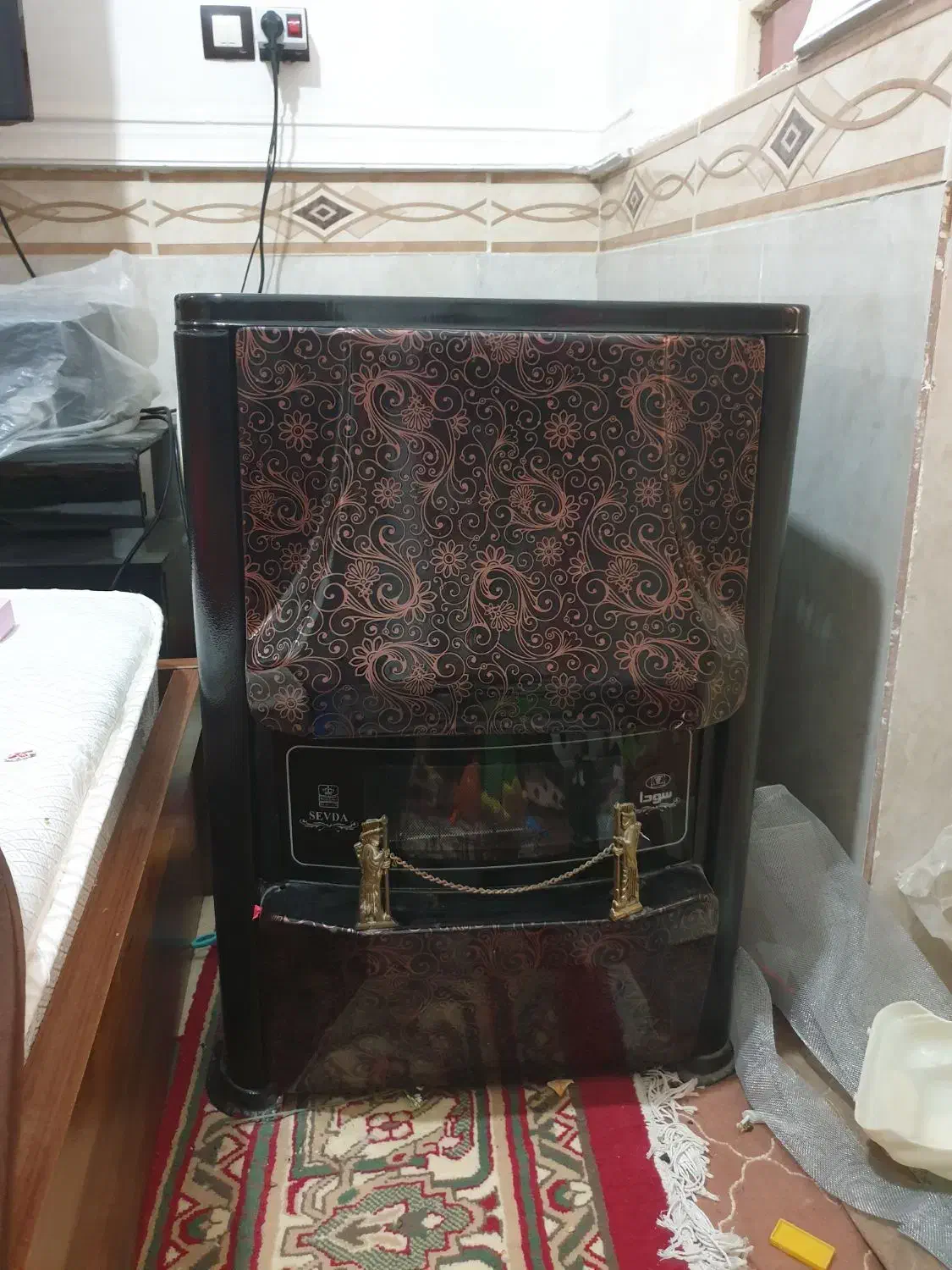 بخاری گازی دودکش دار|بخاری، هیتر، شومینه|بردخون, |دیوار