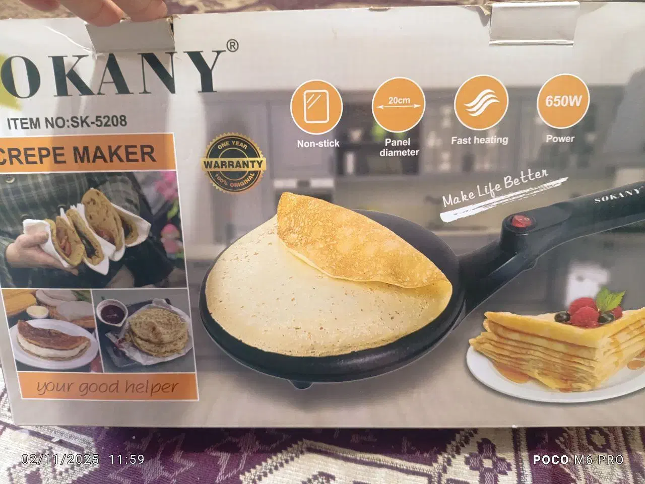 پتوشور سرخ کن و پنکیک ساز|سایر لوازم برقی|بوکان, |دیوار