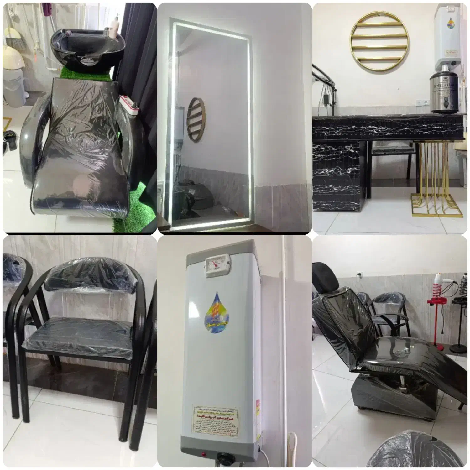 یک سری لوازم سالن زیبایی زنانه|آرایشگاه و سالن‌های زیبایی|نورآباد, |دیوار