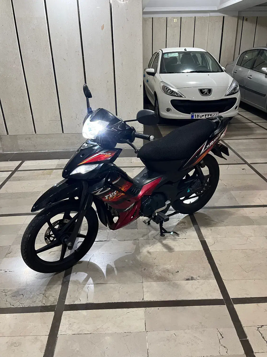 موتور tvs rokcz|موتورسیکلت|تهران, تهرانپارس جنوبی|دیوار