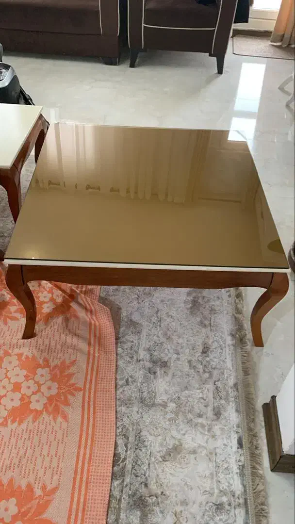 جلو مبلی و میز عسلی چوبی|مبلمان خانگی و میز عسلی|پارسآباد, |دیوار