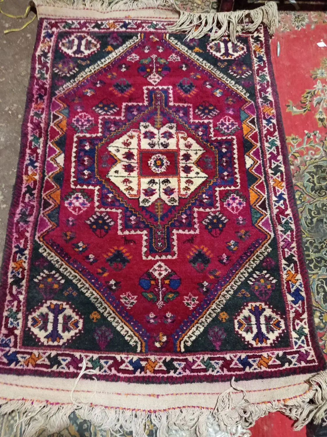 قالیچه دستبافت|فرش|کوار, |دیوار