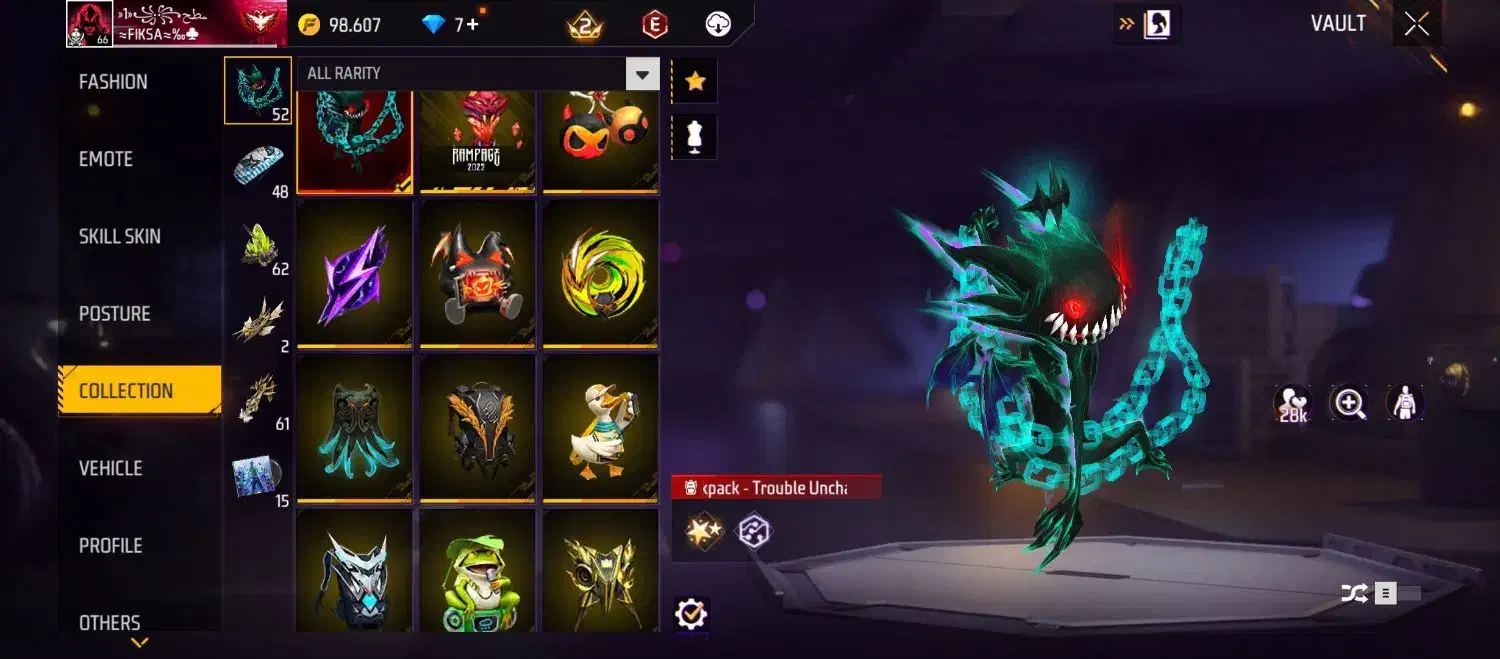 اکانت فری فایر فول|کنسول، بازی ویدئویی و آنلاین|تربت‌حیدریه, کاشانی|دیوار