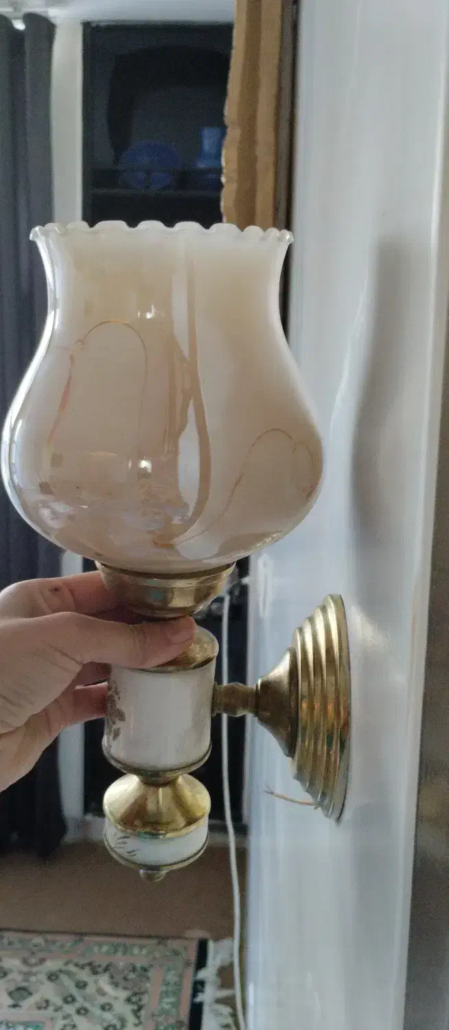 لوستر تک شعله دیوارکوب|لوستر و چراغ آویز|اصفهان, خانه اصفهان|دیوار