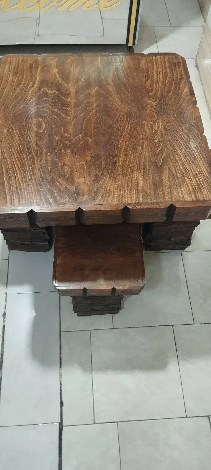 میز و صندلی چوبی|کافی‌شاپ و رستوران|نسیم‌شهر, |دیوار