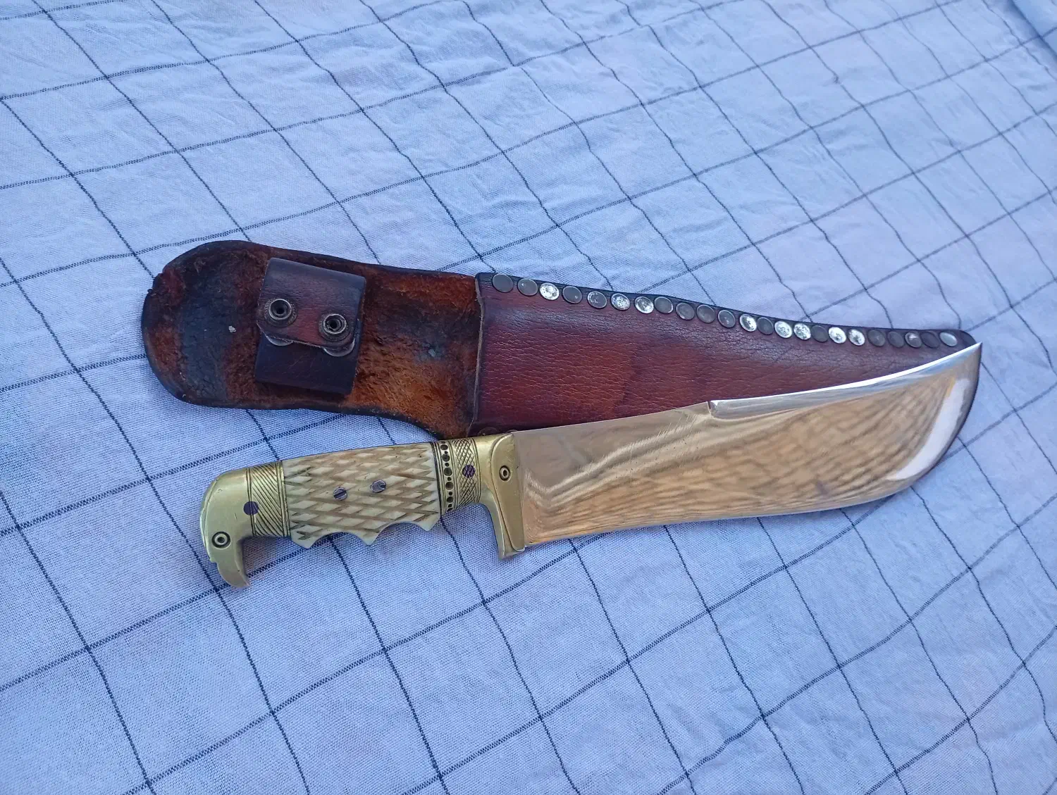 چاقو ترکمن ۳۷سانتی|کوهنوردی و کمپینگ|گنبد کاووس, |دیوار