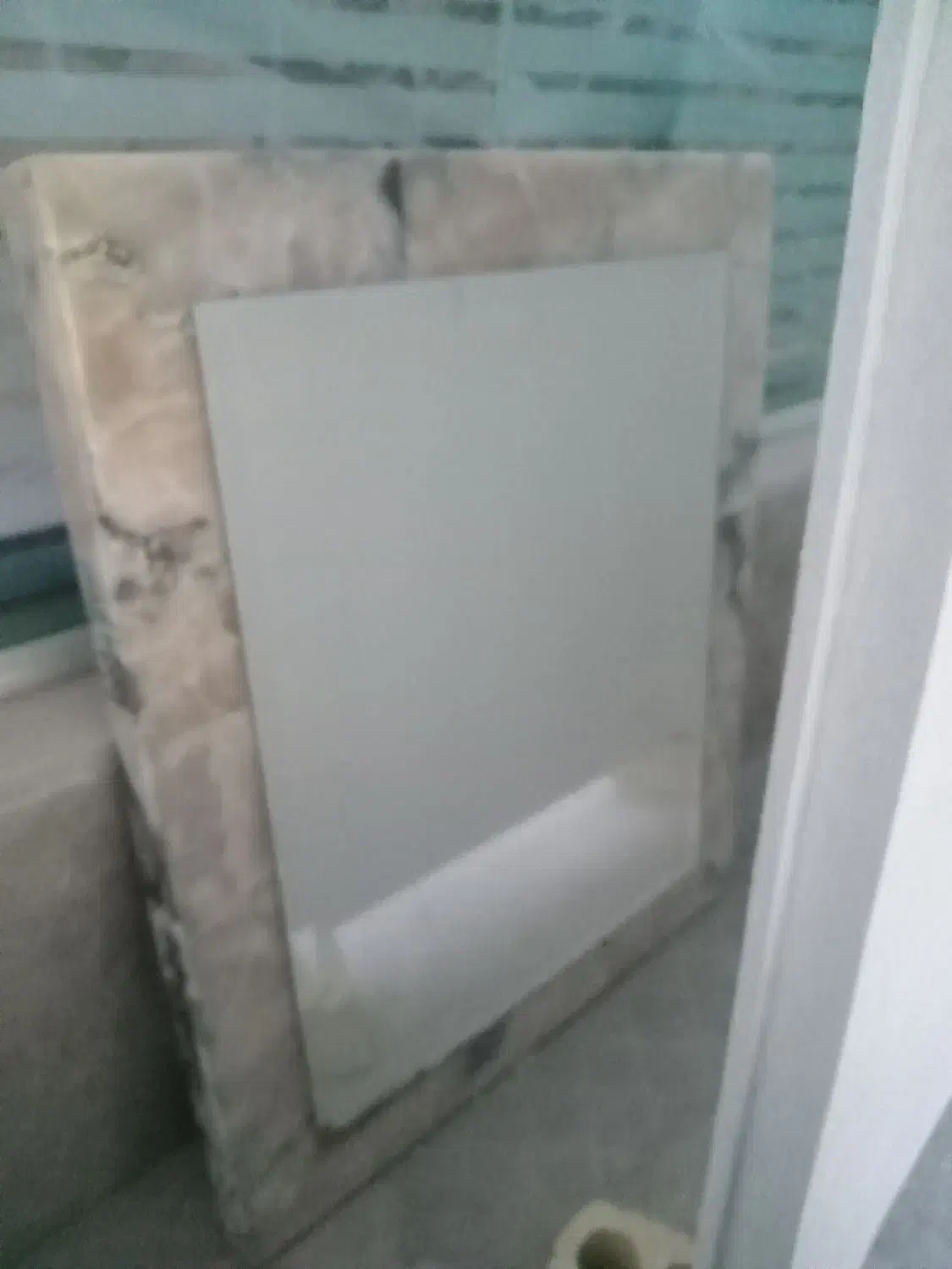 روشویی سنگی با آینه|لوازم سرویس بهداشتی|نی‌ریز, |دیوار