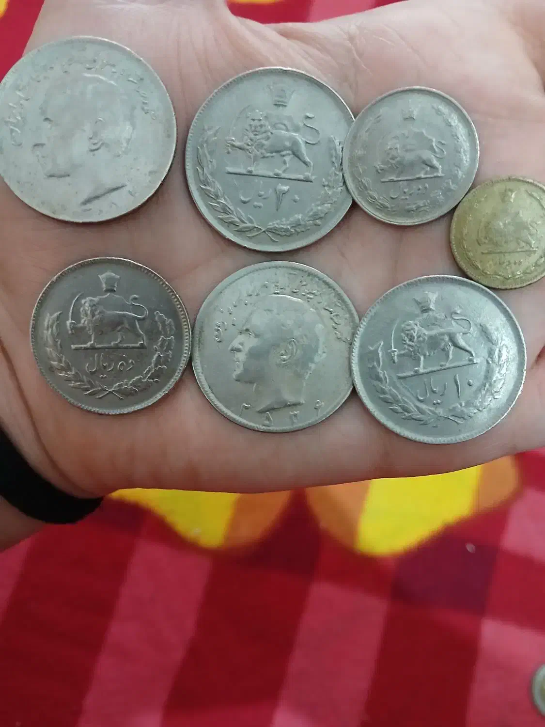 سکه شاهی|کلکسیون سکه، تمبر، اسکناس|رشت, رشتیان|دیوار