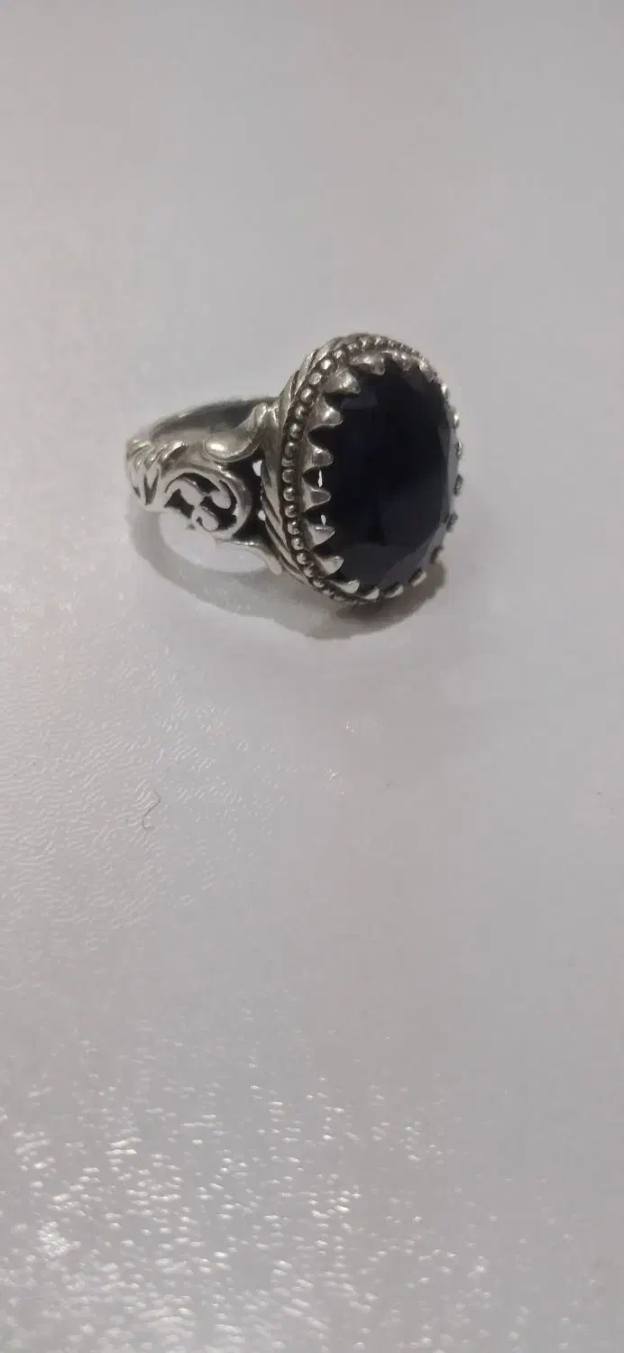 انگشتر زبرجد ویاقوت کبود وگارنت|جواهرات|خمینیشهر, |دیوار